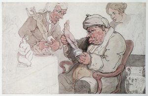 The Connoisseur by Thomas Rowlandson